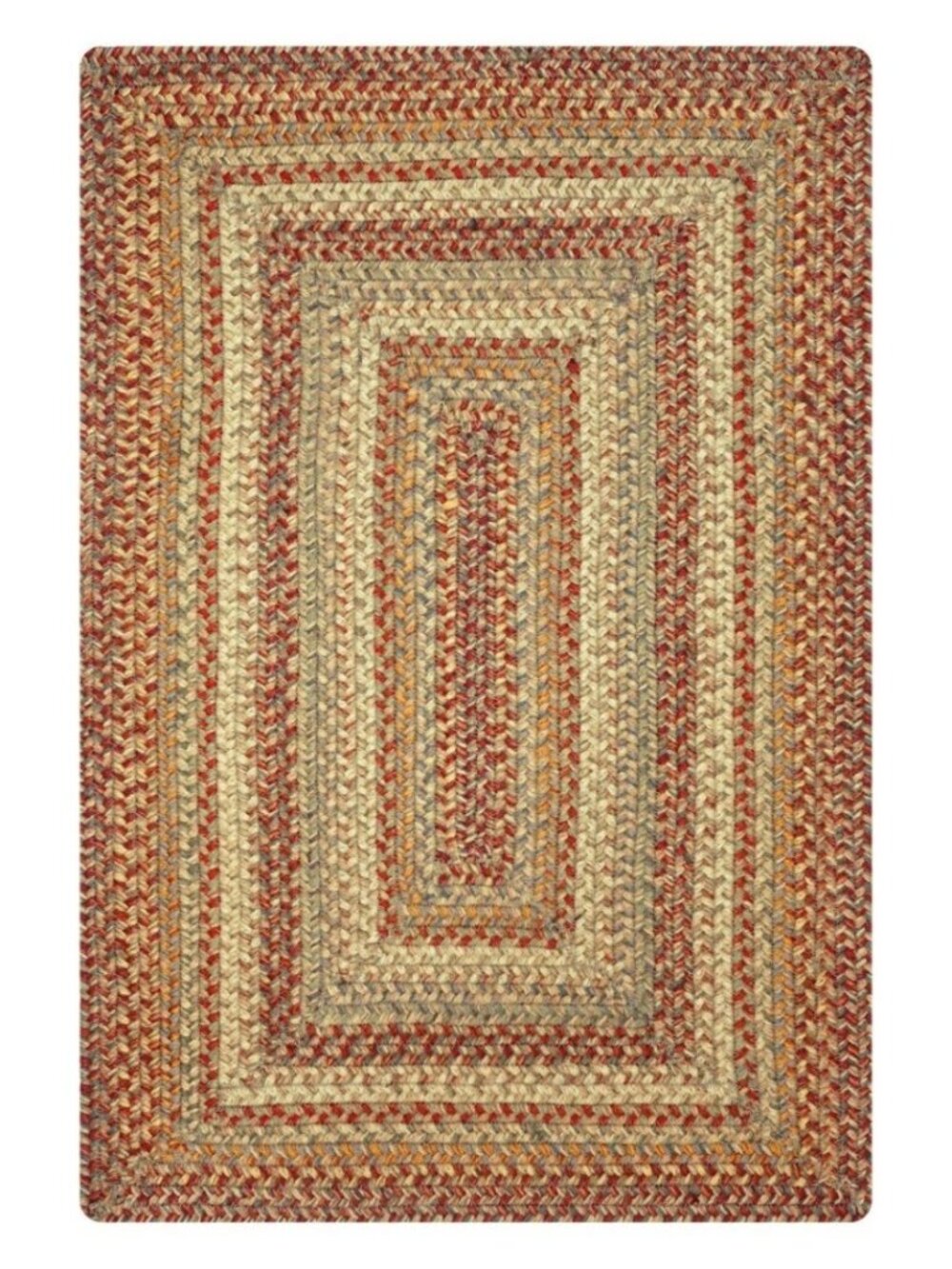 Harvest Rectangle Braided Rug 20 x 30 by Homespice